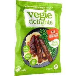 Vegie Delights Plant Based Vegie Sausages 300g