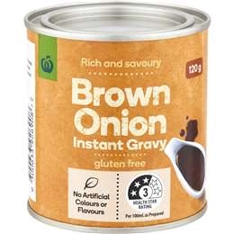 Woolworths Brown Onion Instant Gravy 120g