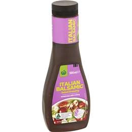 Woolworths Italian Balsamic Dressing  300ml