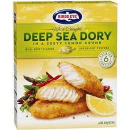 Birds Eye Wild Caught Deep Sea Dory Zesty Lemon Crumb 425g