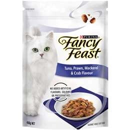 Fancy Feast Adult Tuna, Prawn, Mackerel & Crab Flavour Dry Cat Food 450g