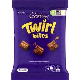 Cadbury Twirl Chocolate Bites  140g