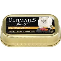 Ultimates Indulge Adult Cat Food Whitemeat Tuna With Salmon 85g