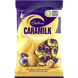 Cadbury Caramilk Chocolate Easter Eggs 113g