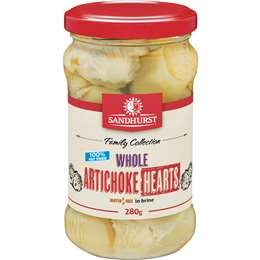 Sandhurst Artichoke Hearts In Brine 280g