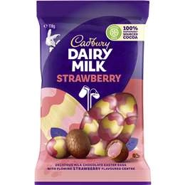 Cadbury Strawberry Chocolate Easter Eggs 118g