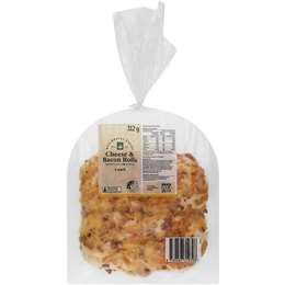 Woolworths Cheese & Bacon Rolls  4 Pack