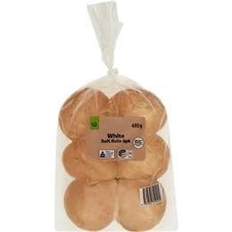 Woolworths Soft White Rolls  6 Pack