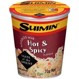 Suimin Hot & Spicy Noodle Cup 70g