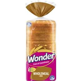 Wonder White Wholemeal With Iron Sandwich Slice 700g