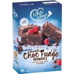 White Wings Brownie Mix Double Chocolate Fudge 560g