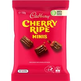 Cadbury Cherry Ripe Chocolate Minis Bites 150g