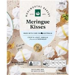 Woolworths Meringues Vanilla Minis 100g