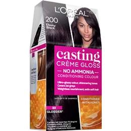 L'oreal Paris Casting Creme Gloss 200 Ebony Black Each