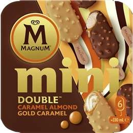 Magnum Mini Caramel Mix  6 Pack