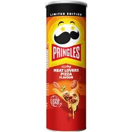 Pringles Sizzling Meat Lovers Pizza Flavour Potato Chips 118g