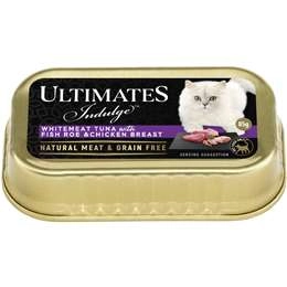 Ultimates Indulge Adult Cat Food Tuna Fish Roe & Chicken 85g