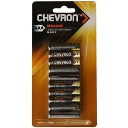 Chevron Alkaline Aaa  10 Pack