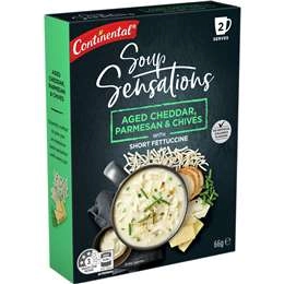 Continental Sensations Aged Cheddar, Parmesan Chives & Fettuccine 66g