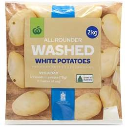 Woolworths Washed Potatoes Bag 2kg