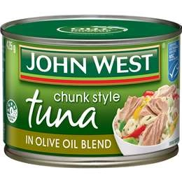 John West Chunky Tuna In Olive Oil Blend 425g