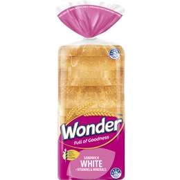 Wonder White Bread Vitamins & Minerals Sandwich 700g