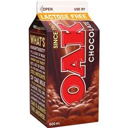 Oak Choc Lactose Free Flavoured Milk 600ml