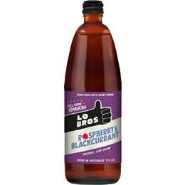 Lo Bros Kombucha Raspberry & Blackcurrant 750ml