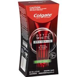 Colgate Teeth Whitening Toothpaste Optic White Pro Series Vividly 80g