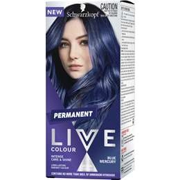 Schwarzkopf Live Colour Permanent Blue Mercury Each