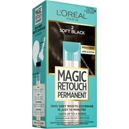 L'oreal Paris Magic Retouch Permanent Hair Colour 2 Soft Black Each