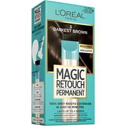 L'oreal Paris Magic Retouch Permanent Hair Colour 3 Darkest Brown Each