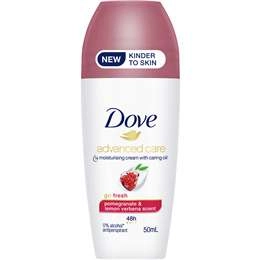 Dove Womens Roll On Deodorant Pomegranate 50ml