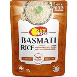 Sunrice Microwave Basmati Rice  250g