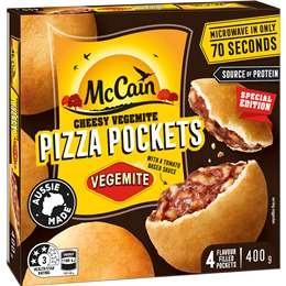 Mccain Pizza Pocket Vegemite  400g