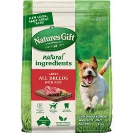 Nature's Gift Adult All Breed Dog Food With Beef 2.5kg