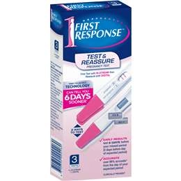 First Response Test & Reassure Pregnancy Test 3 Pack