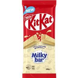 Kitkat Milkybar White Chocolate Block 160g