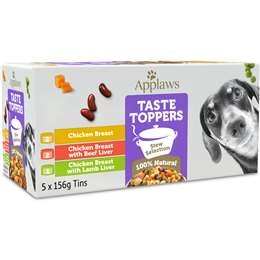 Applaws Taste Toppers Chicken Selection In Stew 5 Pack