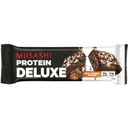 Musashi Protein Deluxe Bar Choc Caramel Brownie 60g