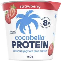 Cocobella Protein Yoghurt Strawberry  160g