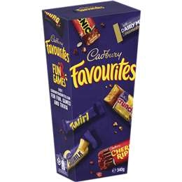 Cadbury Favourites Boxed Chocolate  340g