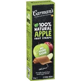 Carman's Fruit Straps Apple Twin Packs 5 Pack