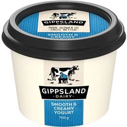 Gippsland Dairy Twist Yoghurt Smooth & Creamy 700g