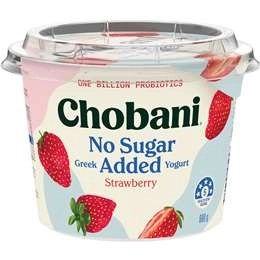 Chobani No Sugar Added Greek Yogurt Strawberry 680g