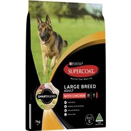 Supercoat Active Chicken With Beef Large Breed Dog Food 7kg