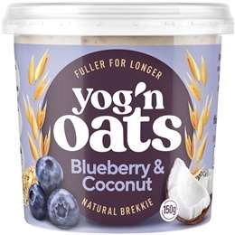 Yog'n Oats Yoghurt Blueberry & Coconut 150g