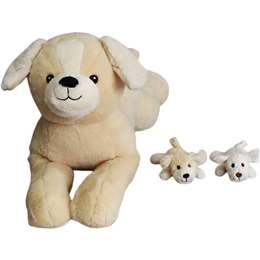  Plush Dog With Babies  Each