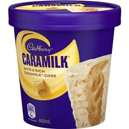 Cadbury Caramilk Frozen Dessert Tub 460ml