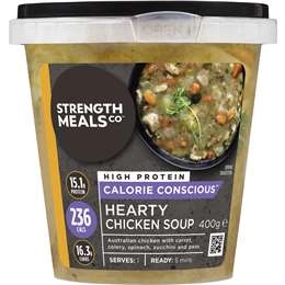 Strength Meals Co Hearty Chicken Soup 400g